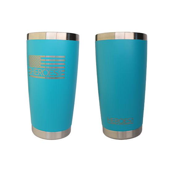 20 Ounce Etched Flag Tumblers (Wholesale)