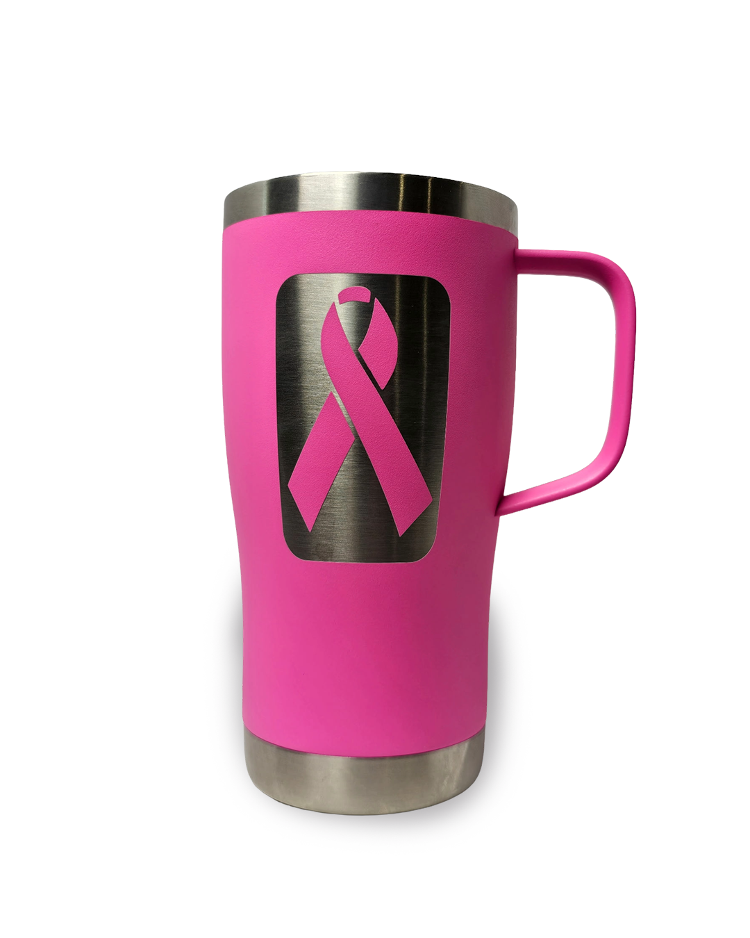 Pink 20 oz Tumbler – Breast Cancer Awareness