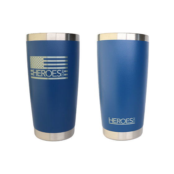 20 Ounce Etched Flag Tumblers