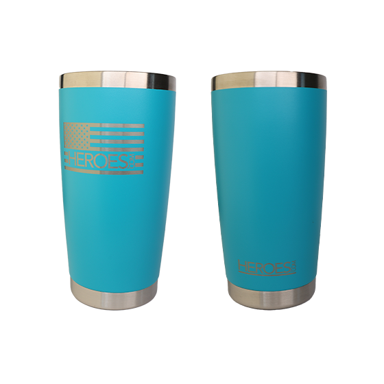 20 Ounce Etched Flag Tumblers