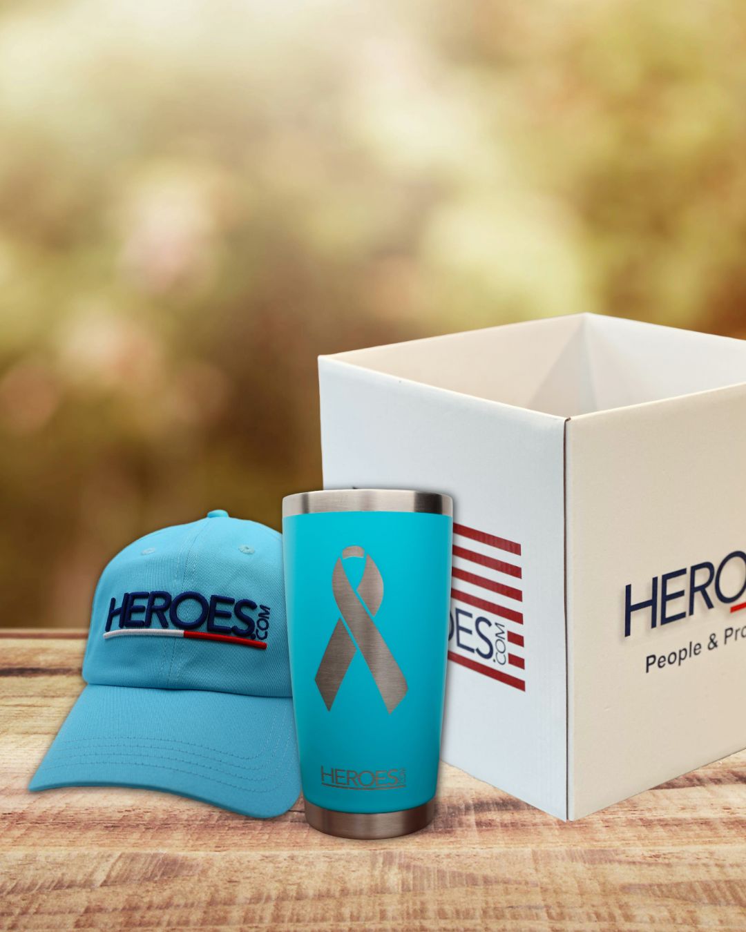 Ovarian Cancer Teal Awareness Gift Pack